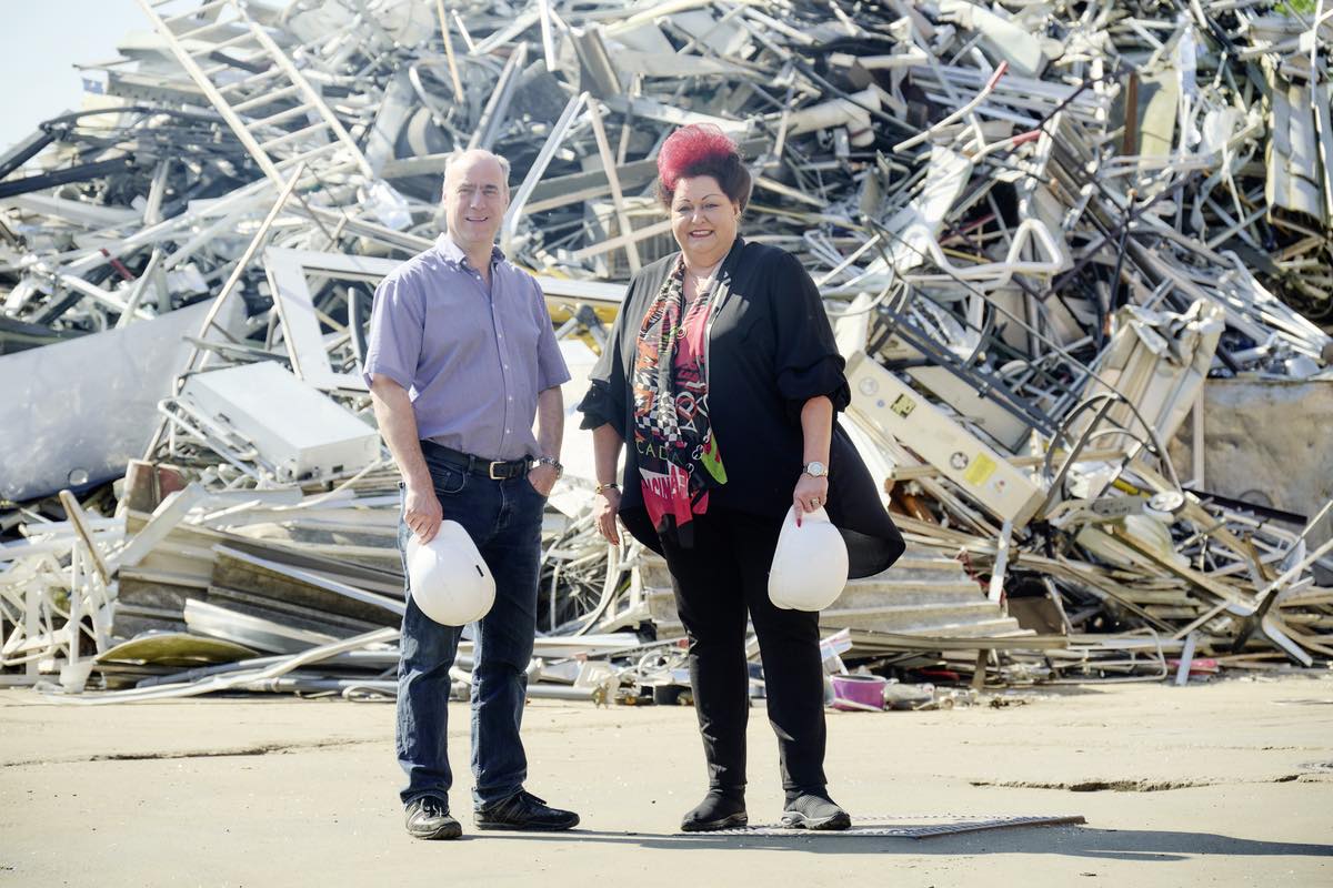 Alexandra Tollkien (rechts) und Michael Horn